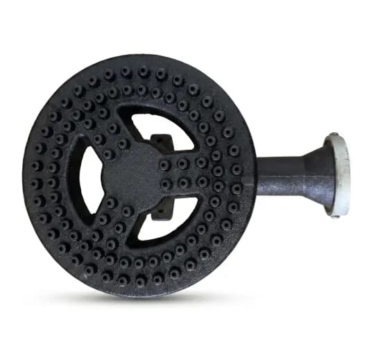 QUEMADOR DE FIERRO FUNDIDO DE 18 CM CON CACHIMBA