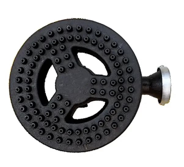 QUEMADOR DE FIERRO FUNDIDO 21 CM CON CACHIMBA