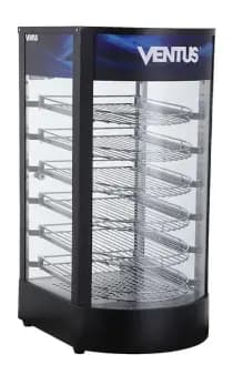 VITRINA MANTENEDORA DE CALOR SOBREMESA SEMI-CURVA VENTUS