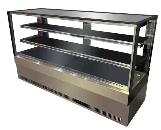 Vitrina pastelera recta 200x73x123 cms Maigas