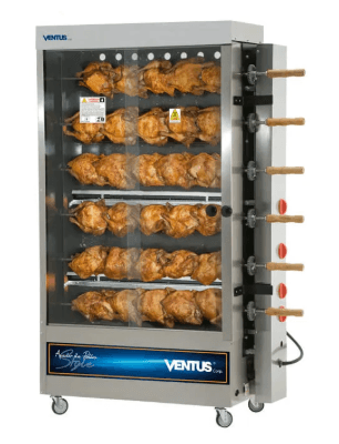 Asador de pollo 6 espadas Ventus