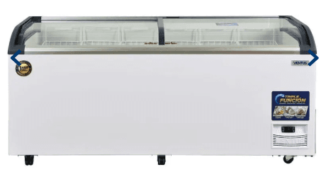 Conservadora vidrio curvo CTV-620Q Ventus