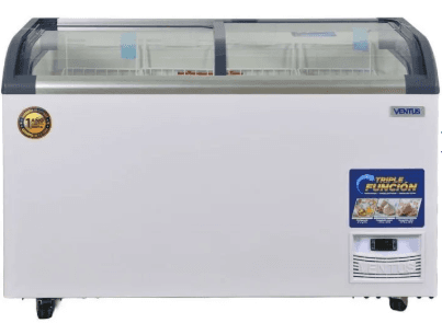 Conservadora vidrio curvo CTV-420Q Ventus