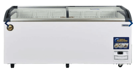 Conservadora vidrio semicurvo CTV-620Q Ventus