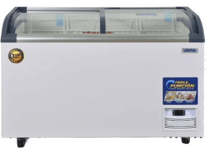 Conservadora vidrio semicurvo CTV-420Q Ventus