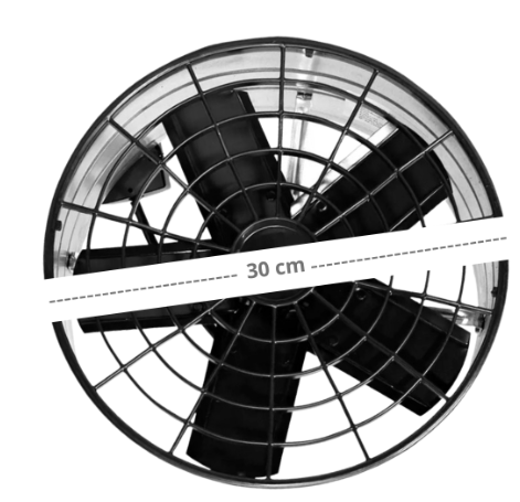 EXTRACTOR DE AIRE 300 MM KITCHENETTE - Imagen 2