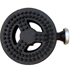 QUEMADOR DE FIERRO FUNDIDO 21 CM CON CACHIMBA