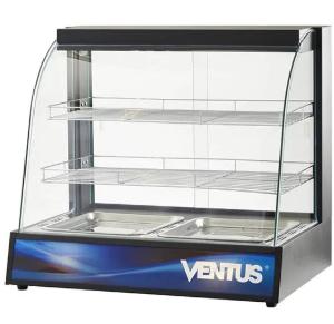 VITRINA MANTENEDORA DE CALOR SOBREMESA CURVA VMCD-2 VENTUS