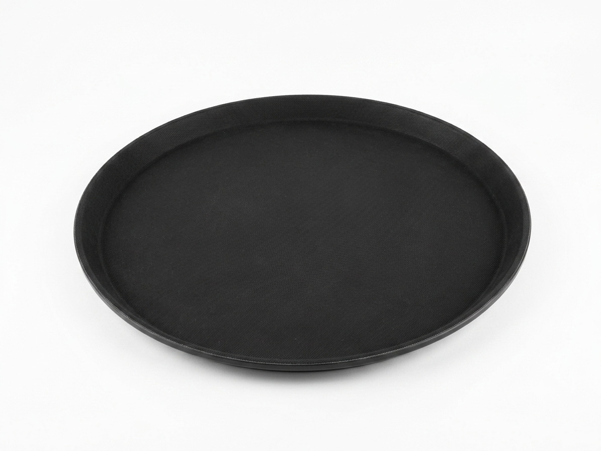 BANDEJA ANTIDESLIZANTE 40 CM NEGRA
